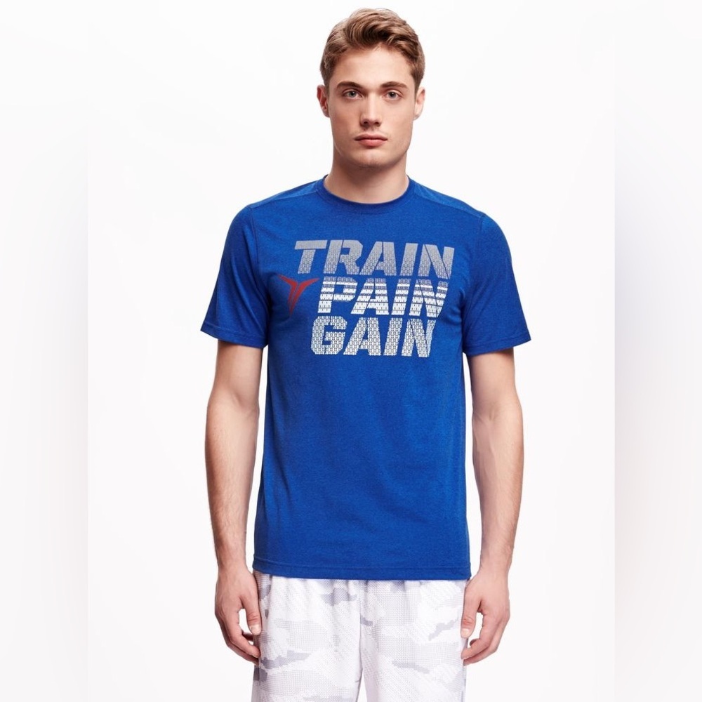 Old Navy Bright Blue Men's Tee